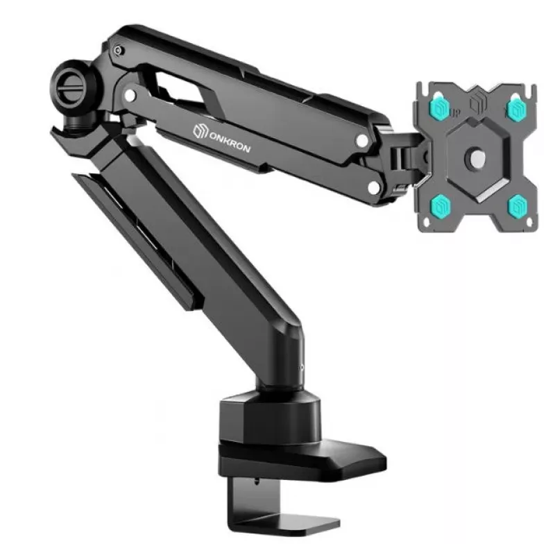 ONKRON G90-B soporte de escritorio giratorio e inclinable para monitores de 13–34 pulgadas, hasta 10 kg, negro