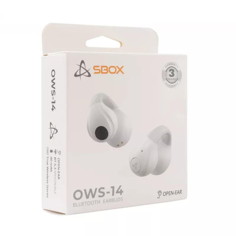 Auriculares SBOX EB-OWS14 blancos