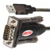 Cable serie UNITEK Y-105A negro 1,5 m USB Type-A DB-9