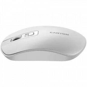 Ratón CANYON MW-18 inalámbrico recargable blanco perla
