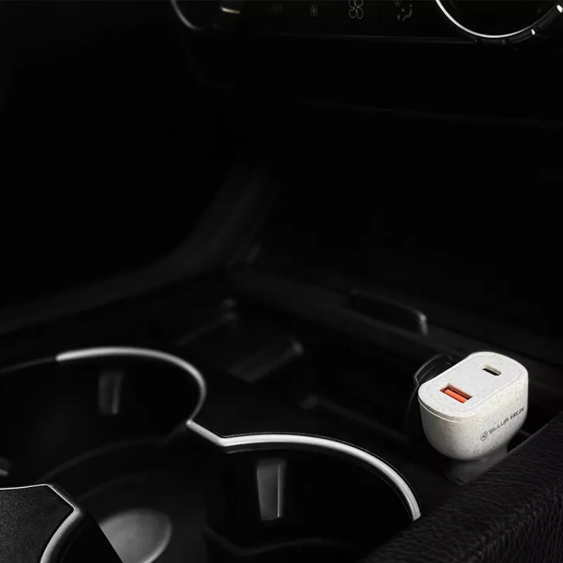 Cargador de coche Tellur TLL151341 36W 6A PD18W QC3.0 — adaptador USB para coche de carga rápida