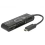 DeLOCK USB2.0 Card Reader USB Type-C male 5 Slots - lector de tarjetas - todo en uno (multiformato) - USB-C (91739)