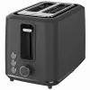 Tostadora eléctrica AENO ATS0001G — 2 ranuras, 220–240 V 50–60 Hz, 920–1080 W, 3 modos, 7 niveles de tostado, gris