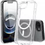 Nevox StyleShell SHOCKFlex - compatible con iPhone 16e/17e MagSafe transparente