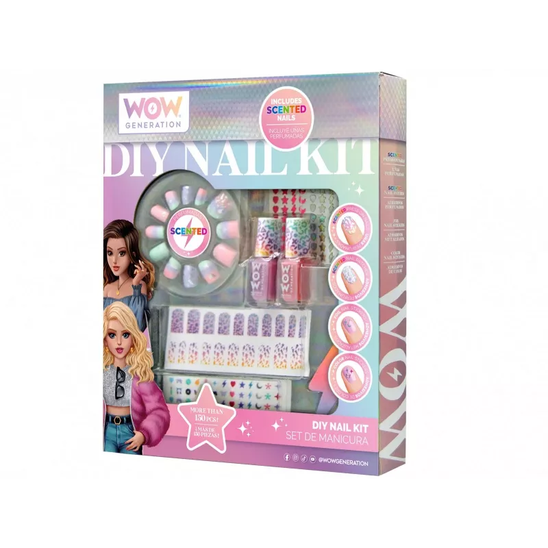 Set de manicura para niños Euroswan WOW00017 - kit de cuidado de uñas con aroma