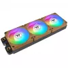 Ventilador de caja Thermaltake CT140 EX Reverse ARGB 140mm pack de 3 Gravel Sand