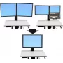 Ergotron WorkFit-C Kit Convert-to-Single HD de Dual o LCD y portátil - Componente de montaje (kit convertidor) para pantalla LCD - Tamaño de pantalla: 76,2 cm (30