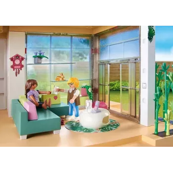 Set de figuras My Life 71607 Casa con jardín de invierno