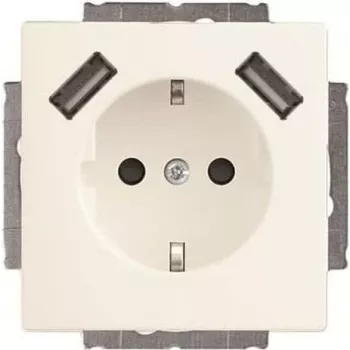 Toma SCHUKO Busch-Jaeger 2x USB 20 EUCB2USB-884 (2CKA002011A6277)