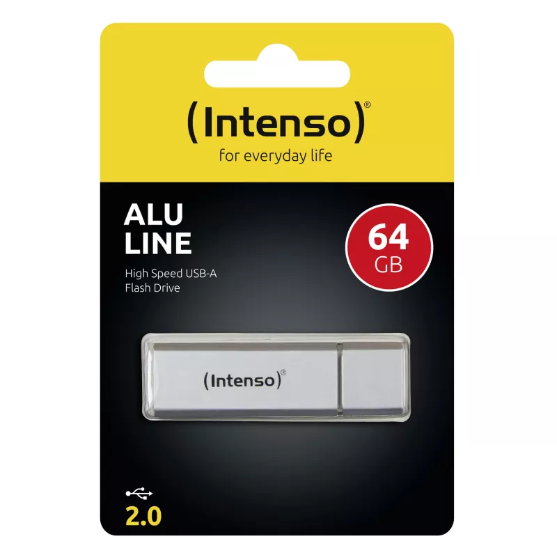 Memoria flash USB2 64GB/SILBER 3521492 Intenso