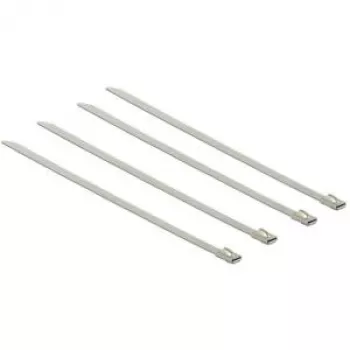 Brida para cables DeLOCK 18630 acero inoxidable 150 mm 20 uds.