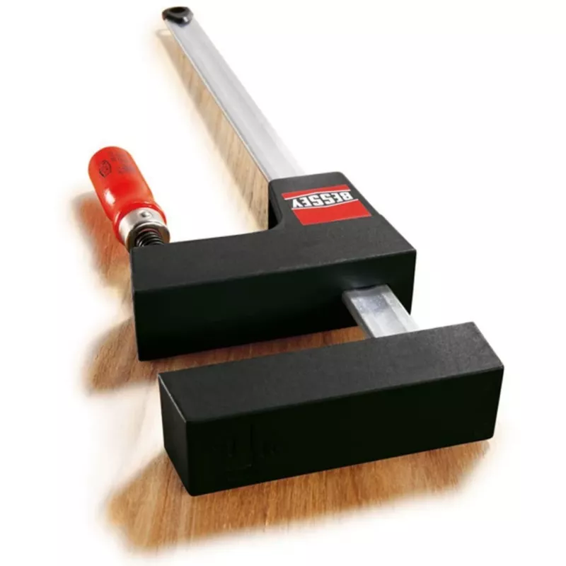 Sargento Bessey UniKlamp UK100, 1000 mm de longitud, 80 mm de apertura, negro/rojo