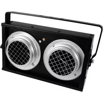 Foco PAR de escenario EUROLITE Audience Blinder 2xPAR-36 DMX negro (modelo 42103413)