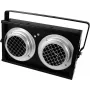 Foco PAR de escenario EUROLITE Audience Blinder 2xPAR-36 DMX negro (modelo 42103413)
