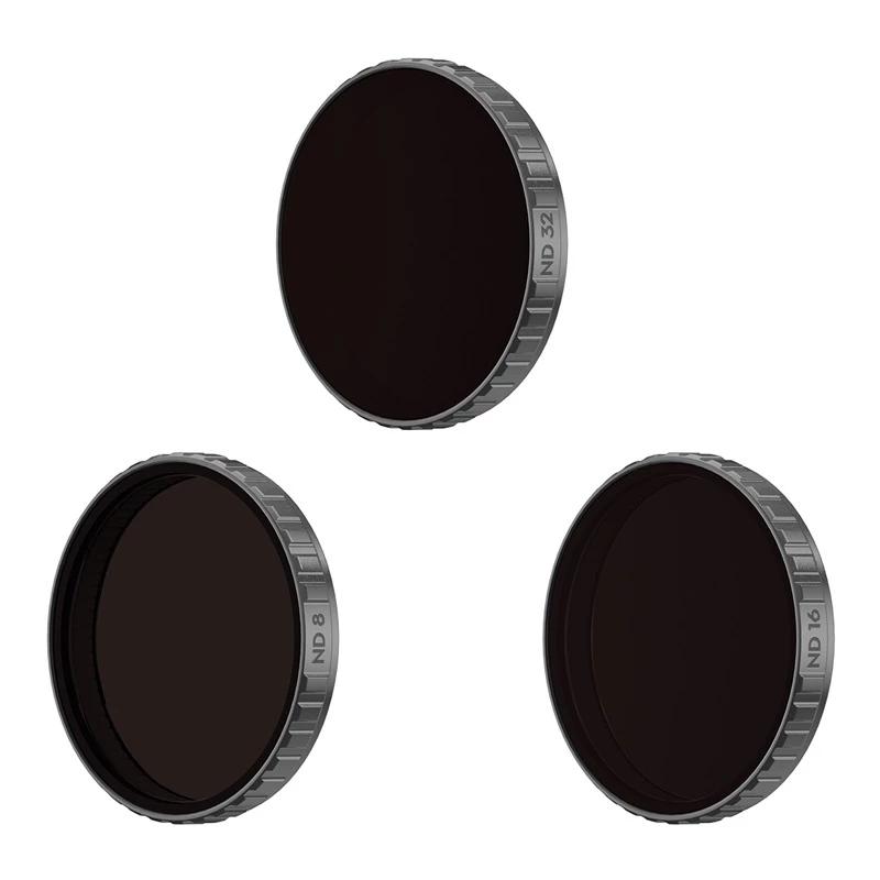 Set de filtros ND para cámara DJI Osmo Action negro ND8 ND16 ND32