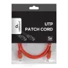 Cable de red CAT5E UTP 1,5m/rojo PP12-1.5M/R Gembird