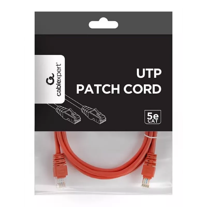 Cable de red CAT5E UTP 1,5m/rojo PP12-1.5M/R Gembird