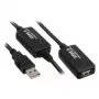 Cable USB Kindermann 5771000115 USB 2.0 15 m negro