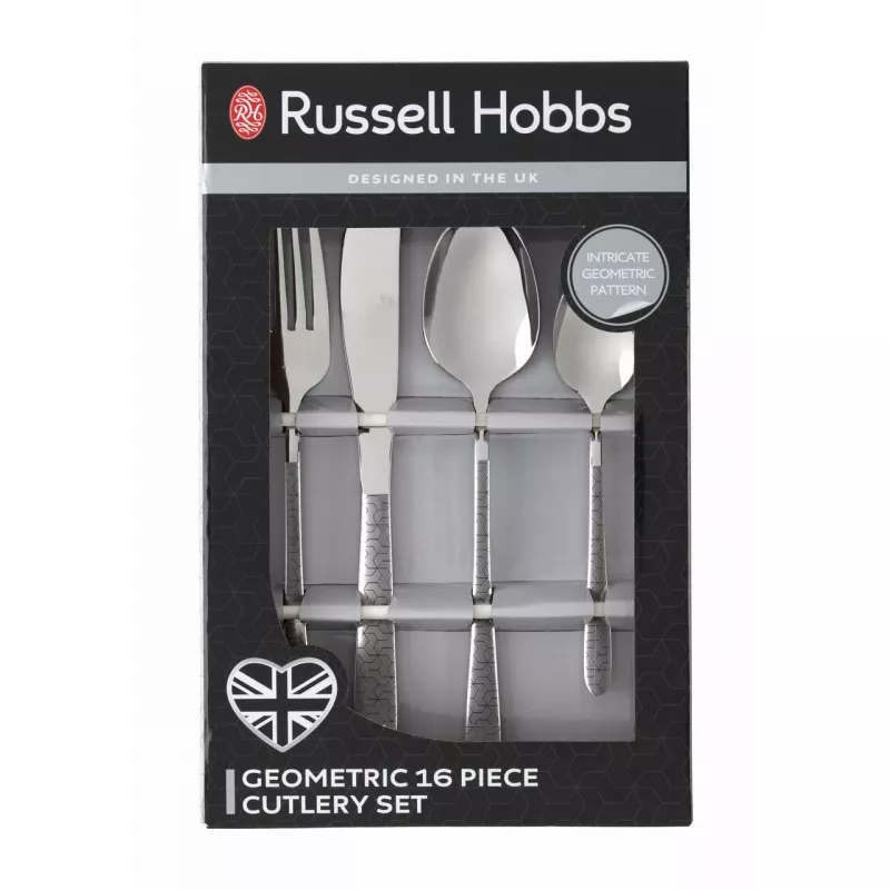 Cubertería Russell Hobbs BW04303EU7 24 uds. acero inoxidable – tenedores, cuchillos, cucharas