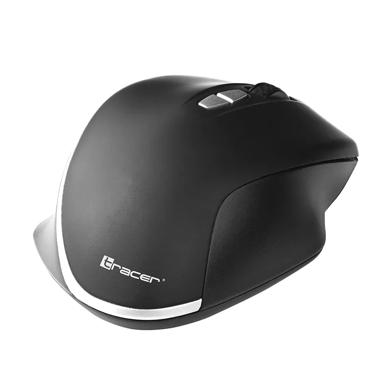 Ratón óptico inalámbrico TRACER 47425, negro, 1600 DPI
