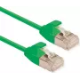 ROLINE Green - Cable de red - RJ-45 (macho) a RJ-45 (macho) - 3 m - 3,6 mm - U/FTP - CAT 6a - libre de halógenos, moldeado, snagless, hilo - verde, pantone 3278C (21.44.3336)