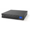 Sistema de alimentación ininterrumpida PowerWalker VFI 1000 ICR IoT, doble conversión online, 1 kVA / 1000 W, 8 salidas C13, LCD, rack/torre 2U, negro