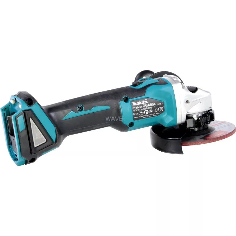 Amoladora angular a batería Makita DGA504Z 125 mm Li-Ion LXT 18V, sin batería