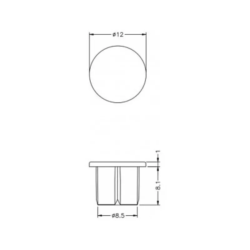 Tapa de seguridad para conector hembra F DeLOCK 60164