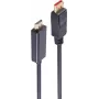 Adaptador de cable de vídeo ShiverPeaks BS10-71045 3m DisplayPort HDMI negro