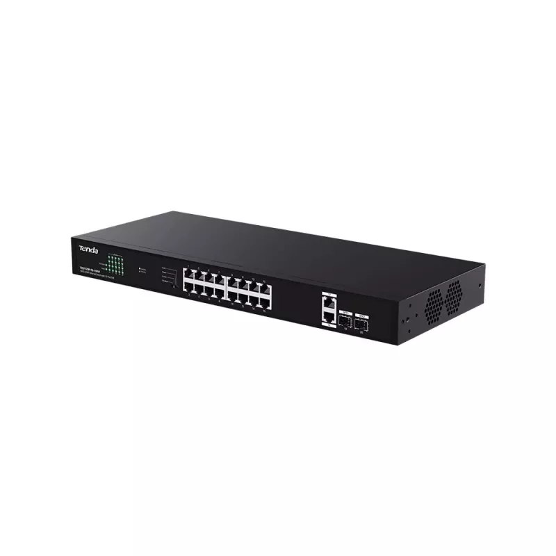 Switch TENDA TEG1120P-16-150W PoE+ Gigabit 16x 1Gb/s, 135W presupuesto PoE