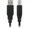 Cable USB Sharkoon USB 2.0 1 m USB A USB B negro
