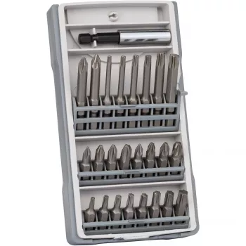 Juego de destornilladores 25 piezas T10, T15, T20, T25, T30, T40, PH2, PZ2 Longitud 25 mm, 49 mm