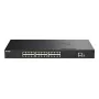 D-Link switch Gigabit apilable PoE+ Smart Managed de 28 puertos con 4 puertos 10G SFP+