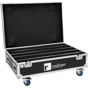 Flightcase de transporte y protección Roadinger para 4x LED IP Atmo Bar 10