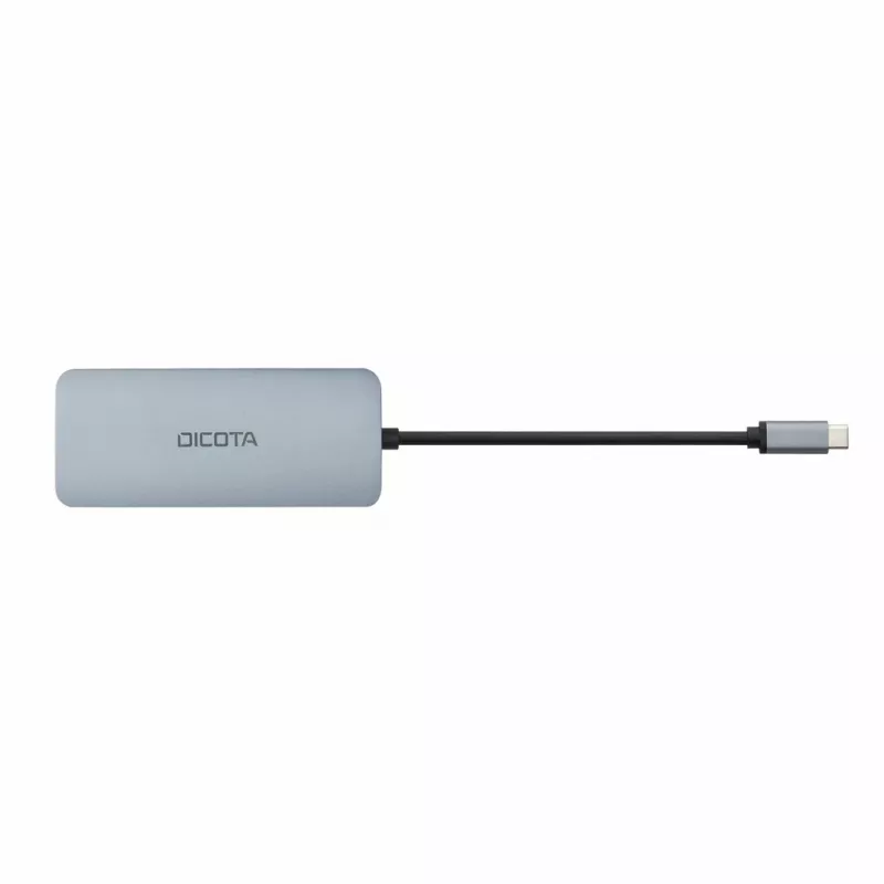 Dicota USB-C 8-in-1 Multi Hub 4K PD 100W plateado