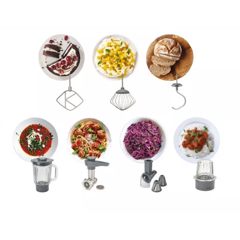 Kenwood Prospero+ Robot de cocina 1000 W 4,3 L Plata, báscula integrada de acero inoxidable