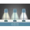 Beper P207ILI200 lámpara de mesa LED recargable, interruptor táctil, regulable, azul pizarra