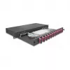 Caja de empalme de fibra óptica DeLOCK 67008 negro metal 482x220x44mm