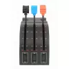 Logitech Saitek Pro Flight Throttle Quadrant - Regulador de gases - con cable - para PC (945-000015)