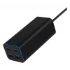 Gembird TA-UC-2A2C-PD100-01-BK Cargador para dispositivos móviles portátil, smartphone Negro AC carga rápida interior