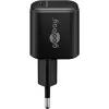 Set de carga USB-C GOOBAY 74774 – cargador de 65 W con cable USB-C textil de 1 m