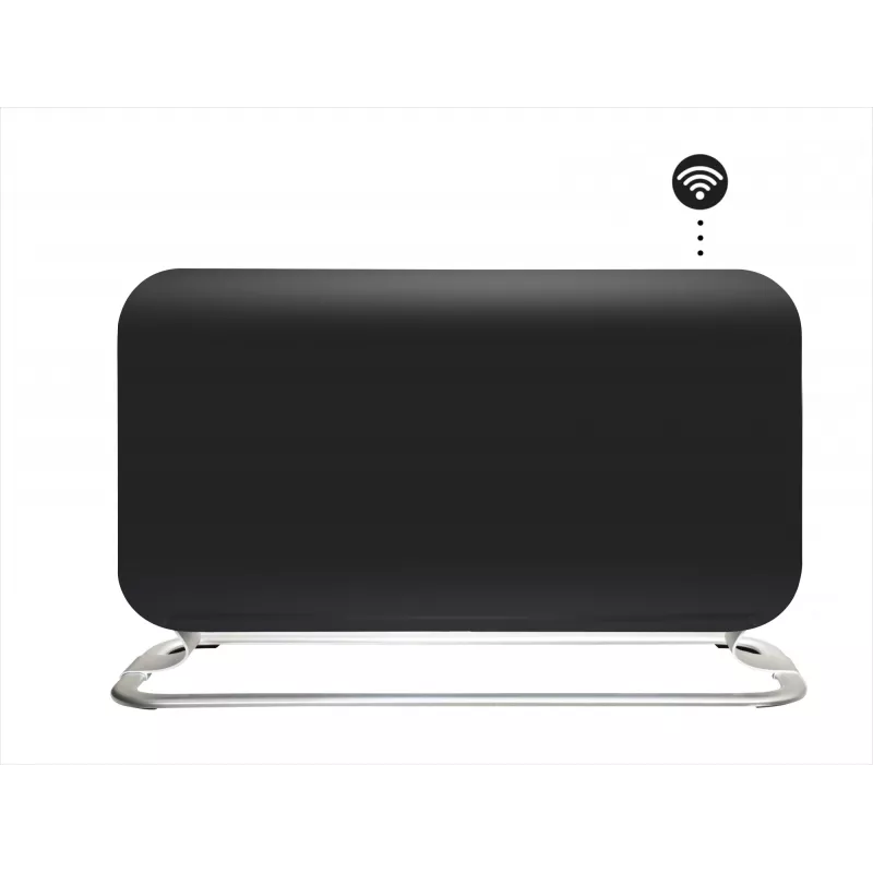 Calefactor de convección Mill CO1200WIFI3 negro GEN3, 1200 W, Wi-Fi+App, apto para habitaciones de hasta 18 m², indicador LED, negro