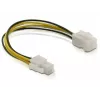Cable de alimentación conector P4 macho/hembra DeLOCK 82428 0,15 m