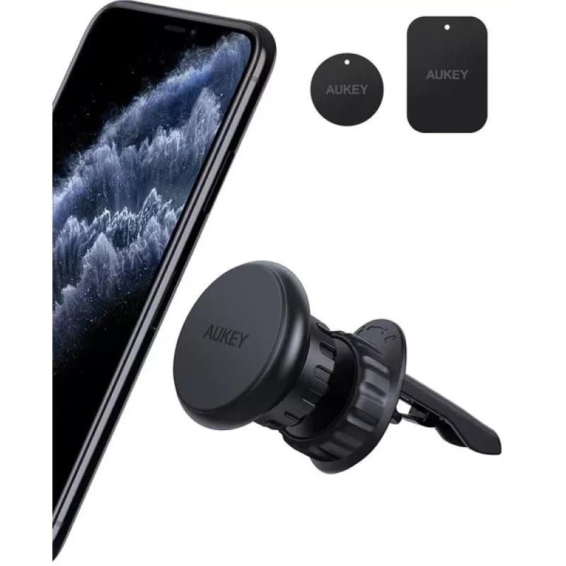 Soporte para coche Aukey HD-C74 universal ajustable para smartphones, soporte para salpicadero/parabrisas