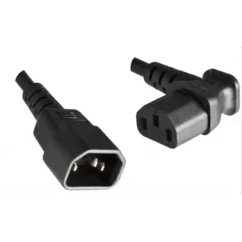 Microconnect PE040618A Cable de alimentación negro 1,8 m conector hembra C13 conector macho C14
