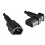 Microconnect PE040618A Cable de alimentación negro 1,8 m conector hembra C13 conector macho C14