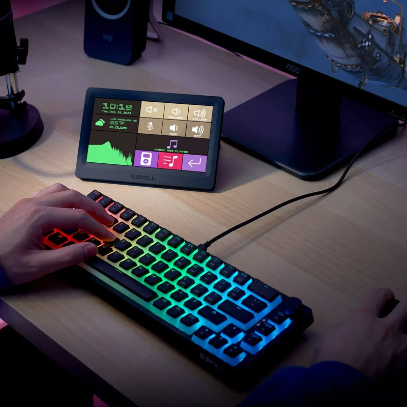 Pantalla táctil LED de 7