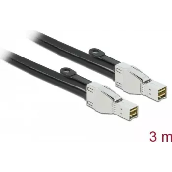 Cable PCI Express DeLOCK Mini SAS HD SFF-8674 a SFF-8674 3 m