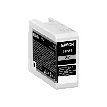 Cartucho de tinta Epson UltraChrome Pro 10 T46S7 gris original para impresoras Epson compatibles