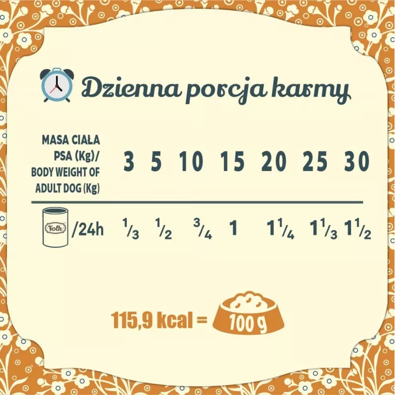 FOLK Tradicional festín de conejo polaco - Comida húmeda para perros - 800g